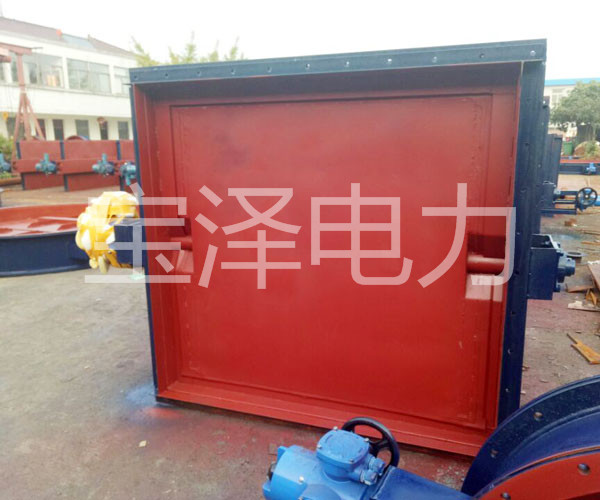 電動雙百葉風(fēng)門