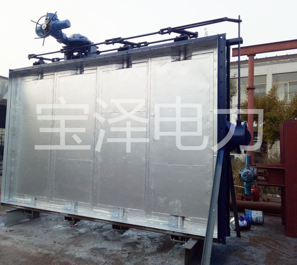 電動雙百葉脫硫擋板門（帶密封風(fēng)）